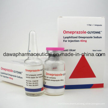 Omeprazol de medicina de saúde de úlcera anti para injeção